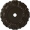 Ekena Millwork Angel Ceiling Medallion (Fits Canopies up to 15 3/4"), 32 1/4"OD x 3 5/8"ID x 1 1/8"P, Stone Hearth CM32ANSHF - alternate 1